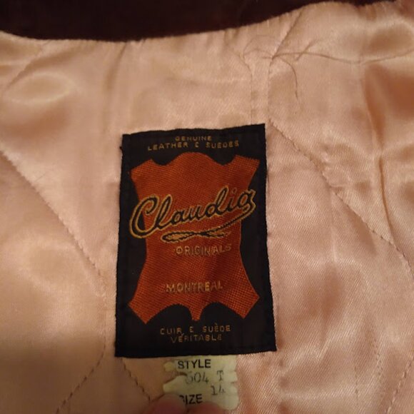 Vintage Suede Leather Women's Jacket - Picture 7 of 8